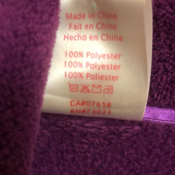 SKYE Sleepwear - Cozy purple robe with belt & with two front pockets - Size S/M - Picture 4 of 5